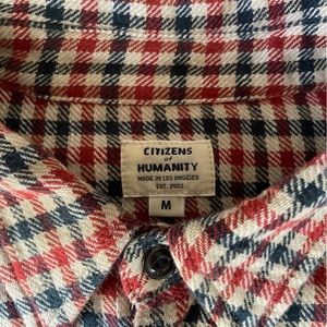 Citizens of Humanity - Plaid Workwear Western Flannel (M)